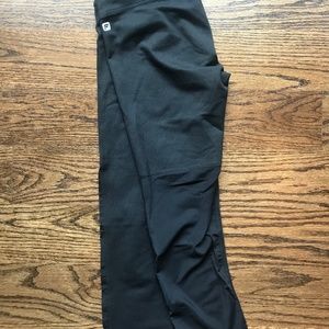 Fabletics Cropped Mesh Detail Leggings